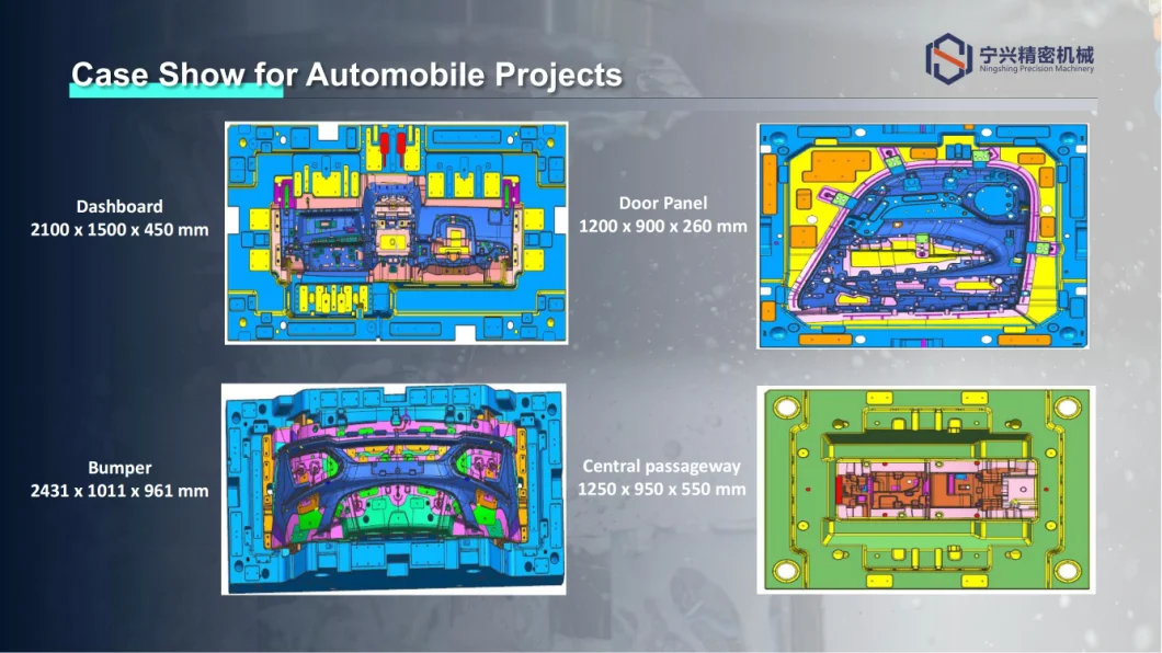 Plastic Injection Design Mould with Steel Mold Base Plate Multiple Cavity Tool